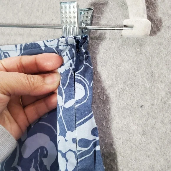 VINTAGE The Limited Women Skirt 4 Blue‎ Floral Paisley A Line 90s - Picture 2 of 8